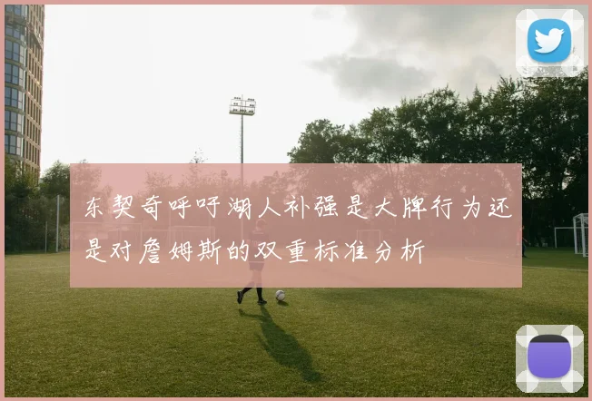 东契奇呼吁湖人补强是大牌行为还是对詹姆斯的双重标准分析